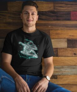 T Shirt Astronaute Snowboard 