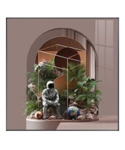 poster astronaute contemporain