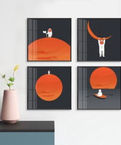 affiche-astronaute-orange