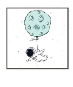 poster astronaute volant