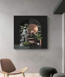 affiche astronaute espace