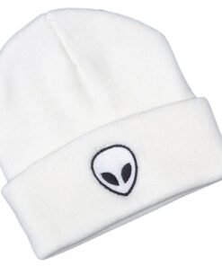 bonnet alien blanc