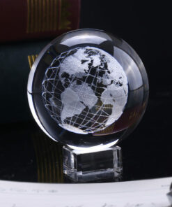 boule cristal globe terrestre