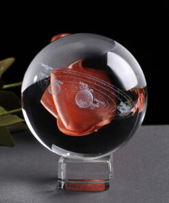 boule cristal systeme solaire