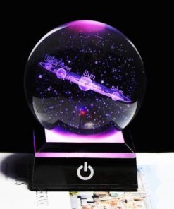boule cristal systeme solaire led