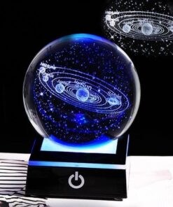 boule cristal systeme solaire led