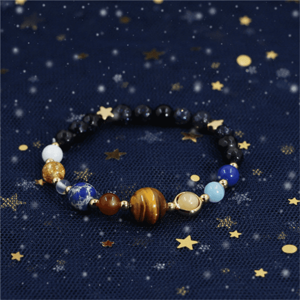 bracelet-avec-planete bracelet systeme solaire planete