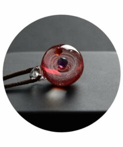 collier verre soufflé