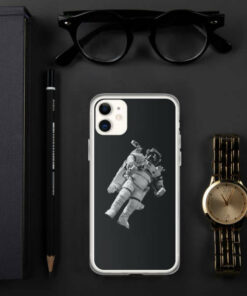 Coque iPhone 11 pro Astronaute Noir Et Blanc