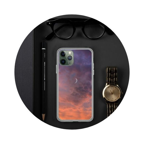 coque-iphone-lune-coucher-de-soleil coque-iphone lune coucher de soleil