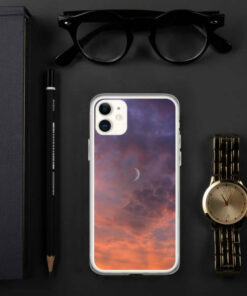 Coque iPhone 11 pro Lune Coucher De Soleil