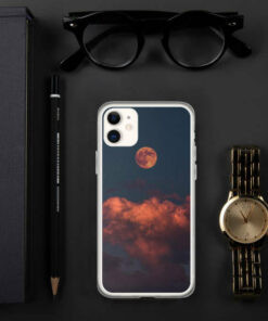 Coque iPhone 11 pro Lune Écarlate