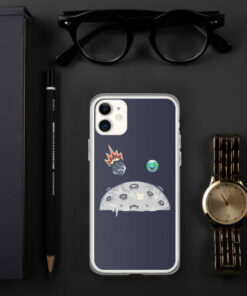 Coque iPhone 11 pro Lune Humour