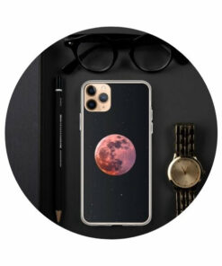 coque-iphone lune rouge