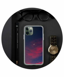 coque-iphone lune rougeatre