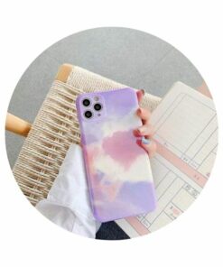 coque-iphone nuage mauve