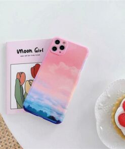coque iphone nuage rose