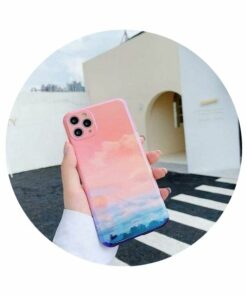 coque-iphone nuage rose