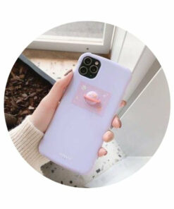coque-iphone planete 3d mauve