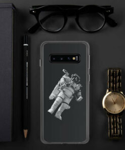 Coque Samsung s10 Astronaute Noir Et Blanc