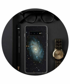 coque-samsung galaxie bleue