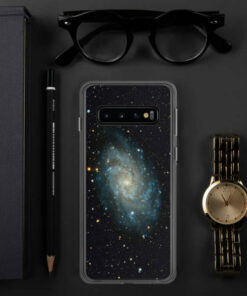 Coque Samsung s10 Galaxie Bleue