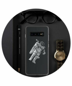 coque-samsung astronaute noir et blanc