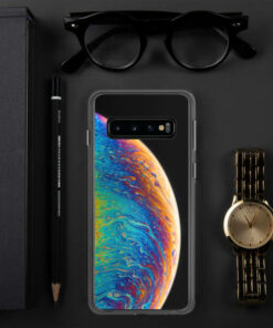 Coque Samsung s10 Planète Multicolore