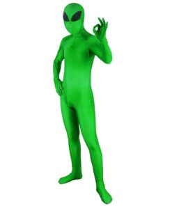 deguisement alien vert