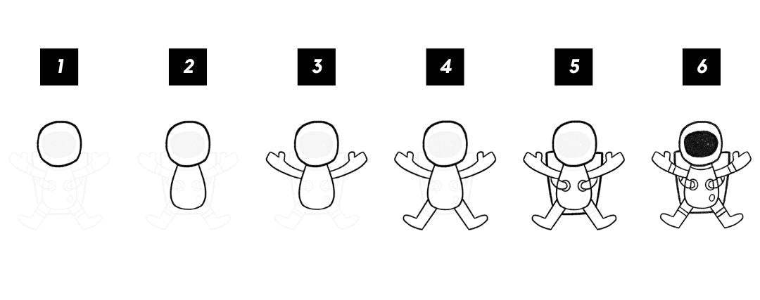 Dessin Astronaute Maternelle