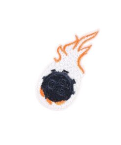 Écusson  Météorite Enflammée