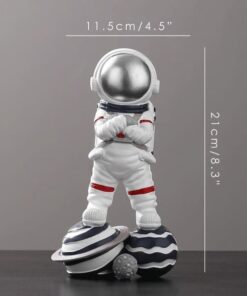 figurine astronaute maitre univers bleu
