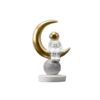 figurine astronaute croissant lune