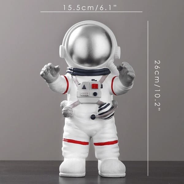 figurine-astronaute-espace-argent figurine astronaute espace argent