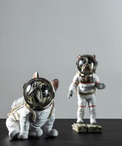 figurine astronaute chien espace