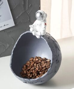 figurine astronaute gris