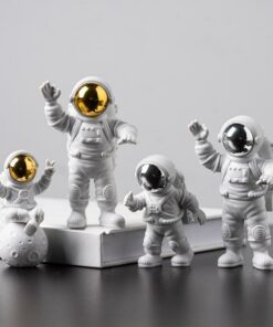 figurine-astronaute-or-argent