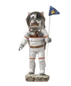 figurine chien cosmonaute