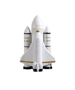 figurine navette spatiale blanc