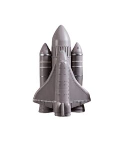figurine navette spatiale gris