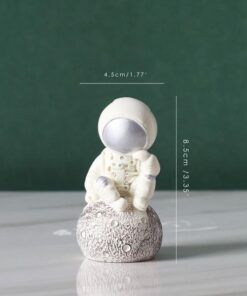 Mini Figurine Astronaute argent