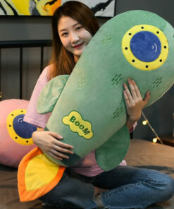 grosse-peluche-fusee verte