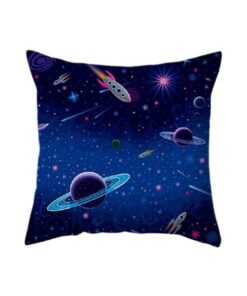 housse de coussin cosmos