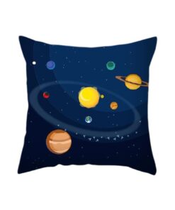 housse de coussin systeme solaire enfantin