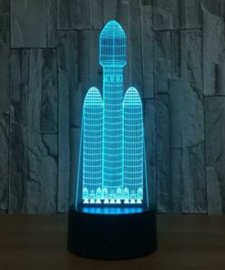 lampe fusée 3d