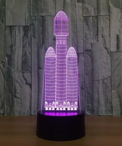 lampe 3d fusée