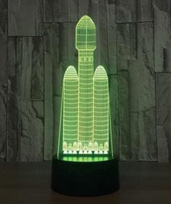 lampe fusée 3d