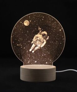 lampe astronaute dans espace