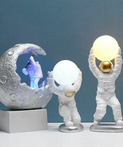 lampe astronaute lune led