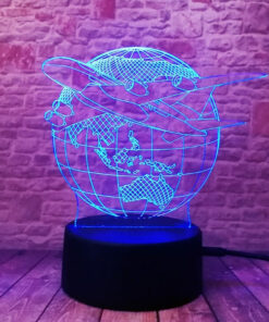 lampe 3d avion